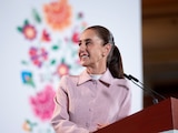 Claudia Sheinbaum, Presidenta de México, este martes en Palacio Nacional.