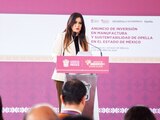 Laura González, secretaria de Desarrollo Económico del Estado de México, ayer.