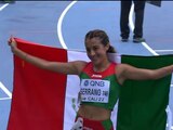 Karla Ximena Serrano ganó la medalla de oro en los 10 mil metros de marcha femenil en el Mundial de Atletismo Sub-20 Cali 2022