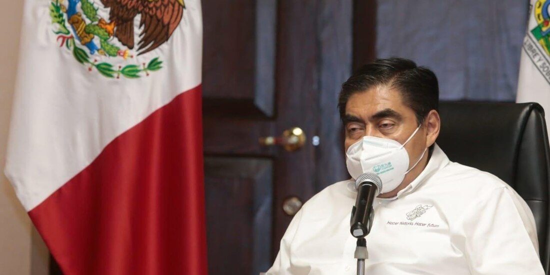 Miguel Barbosa, gobernador de Puebla.