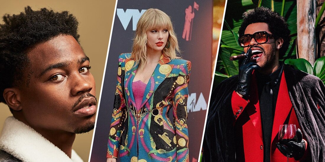 Roddy Ricch, Taylor Swift y The Weeknd