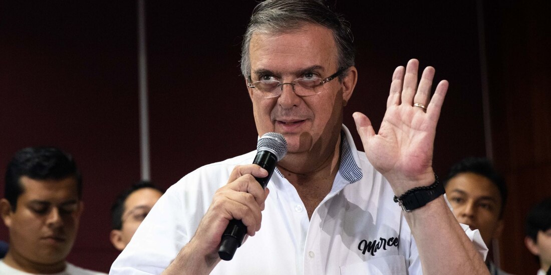 Marcelo Ebrard, aspirante presidencial de Morena.