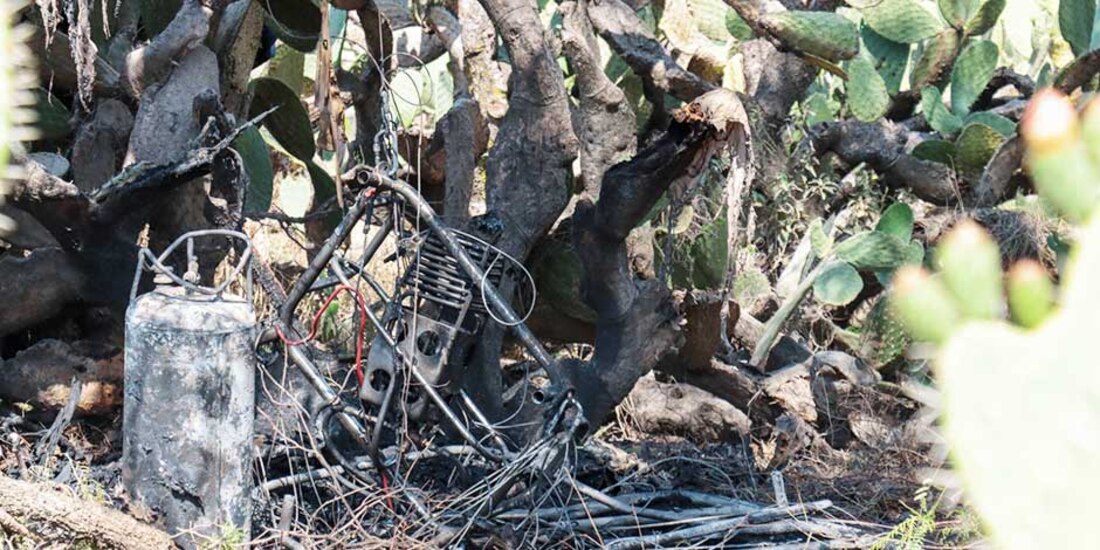 AFAC atiende accidente ocurrido en globo aerostático en Teotihuacán, Edomex
