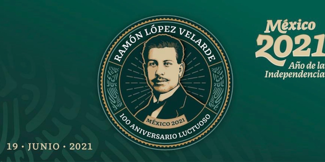 Imagen conmemorativa del centenario del poeta.