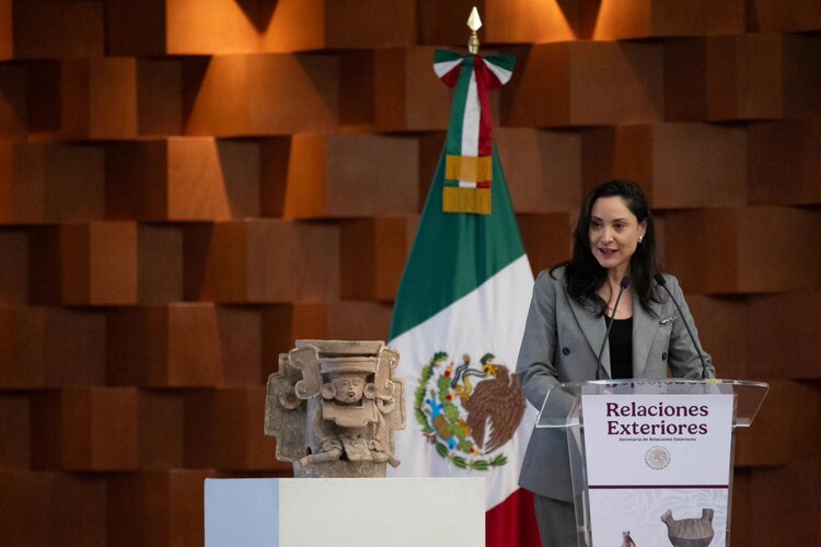 La subsecretaria de Relaciones Exteriores, María Teresa Mercado Pérez