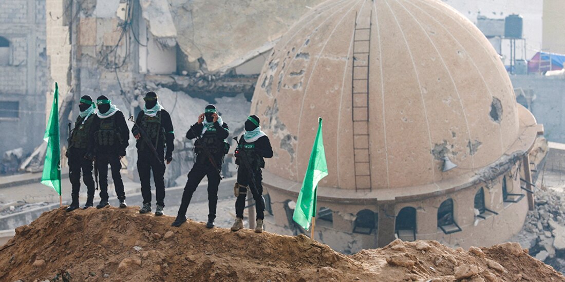 Imágenes de integrantes de Hamas.