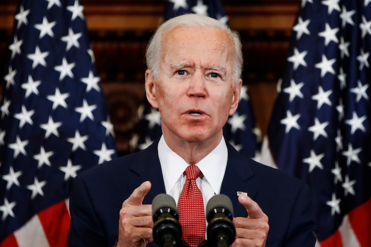 El candidato presidencial demócrata, Joe Biden en Filadelfia, el 2 de junio de 2020.