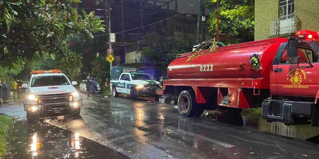 Sábado lluvioso en la capital del pais