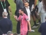 Lionel Messi se encara con el comisionado de la MLS, Don Garber