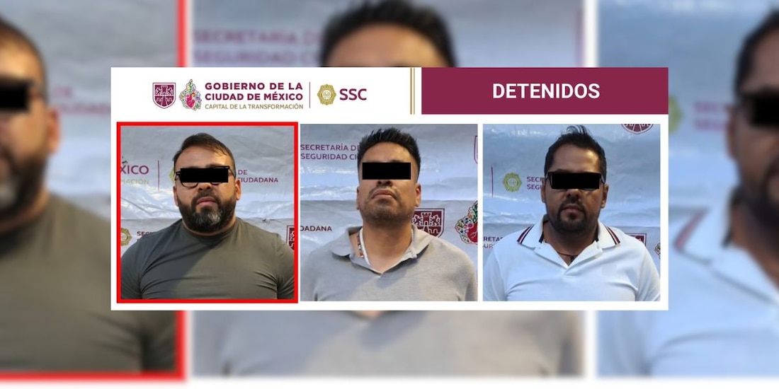 SSC detiene a Irving "N", Edgar "N" y Eduardo "N".