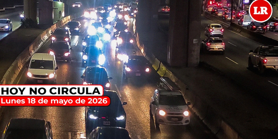Revisa cómo aplica el Hoy No Circula este lunes 18 de mayo de 2026 en la Zona Metropolitana del Valle de México.