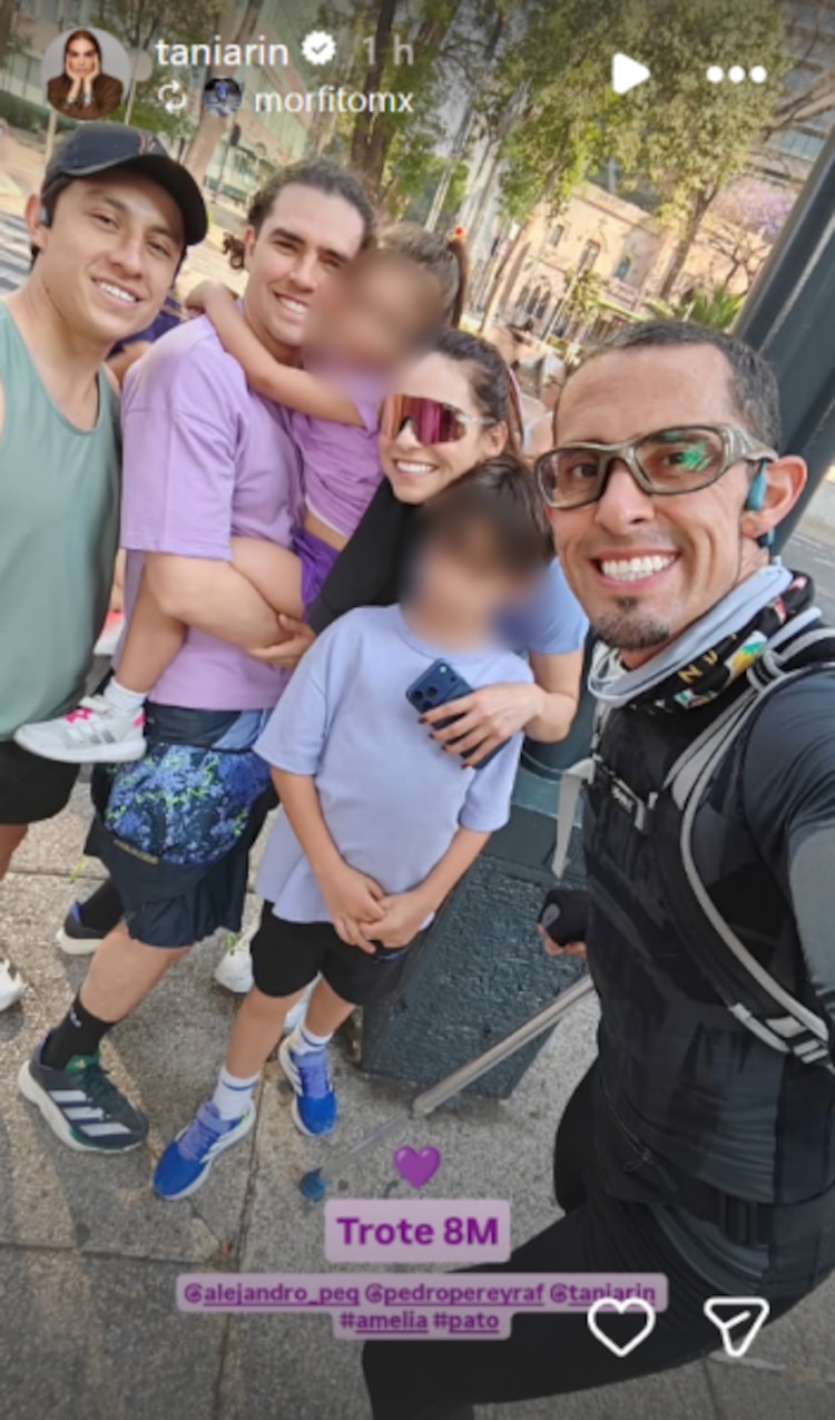 Tania Rincón participa en el Trote 8M