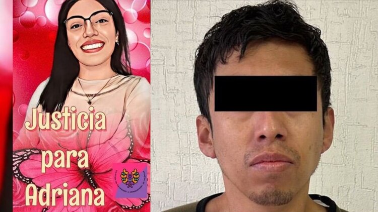 José Ángel “N”, expareja sentimental y padre de las hijas de Adriana, fue detenido como presunto responsable de su feminicidio.