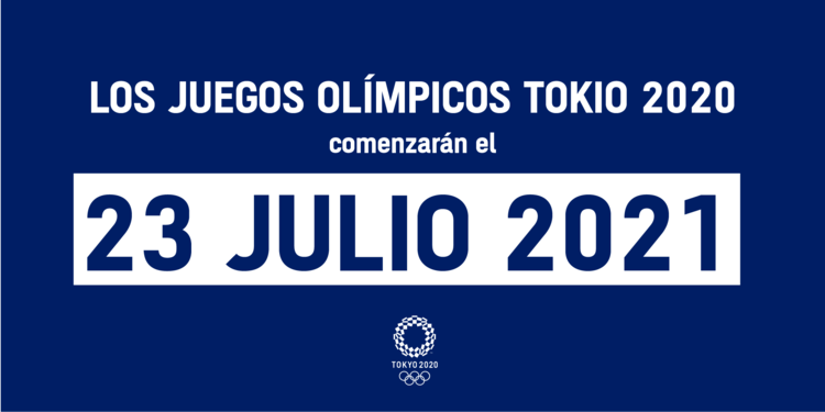 Los Juegos Olímpicos de Tokio 2020 se pospusieron para el verano de 2021.