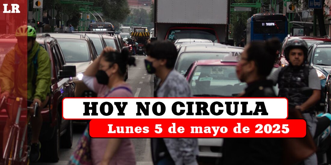Revisa qué vehículos descansan este lunes 5 de mayo en la Ciudad de México y el Estado de México.