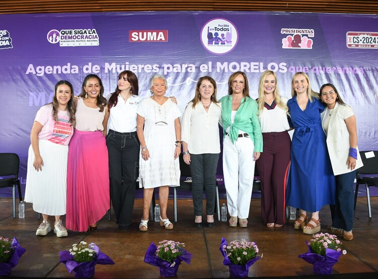 Cinco colectivos feministas que apoyan a la Dra. Sheinbaum le propusieron a la candidata a Gobernadora impulsar una Agenda Feminista de “5 de 5 por las mujeres y niñas de Morelos”.