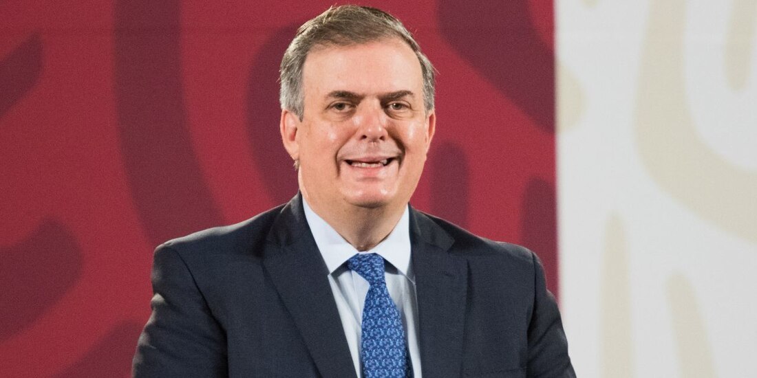 Marcelo Ebrard, secretario de Relaciones Exteriores.