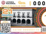 Billete del Sorteo Mayor 4015 del martes 9 de junio de 2026.