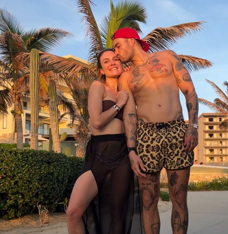 Pascal Nadaud y su novia Claire