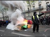 Violencia estalla en protestas del Primero de Mayo en París