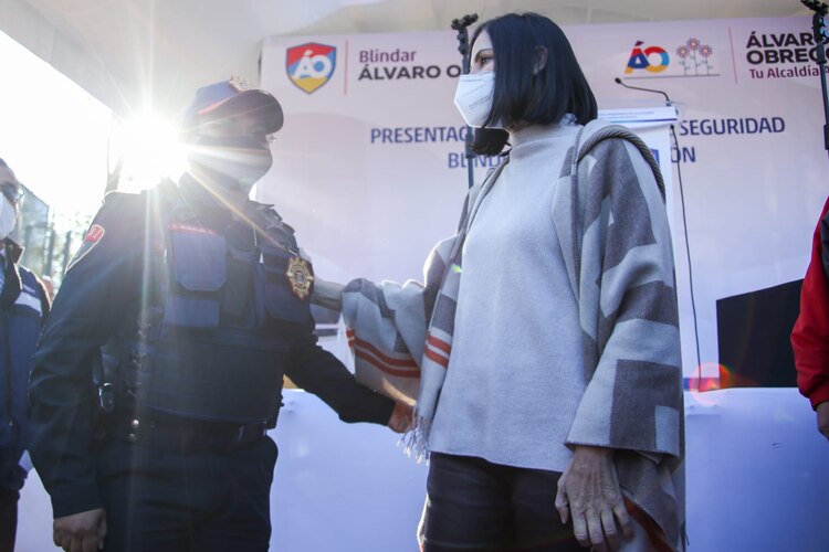 La alcaldesa Lía Limón garantiza el trabajo y compromiso diario para mejorar la seguridad en Álvaro Obregón.