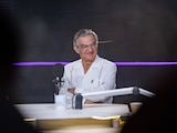 El gobernador de Tamaulipas, Américo Villarreal Anaya, durante el programa "Diálogos con Américo", el 13 de septiembre de 2026.