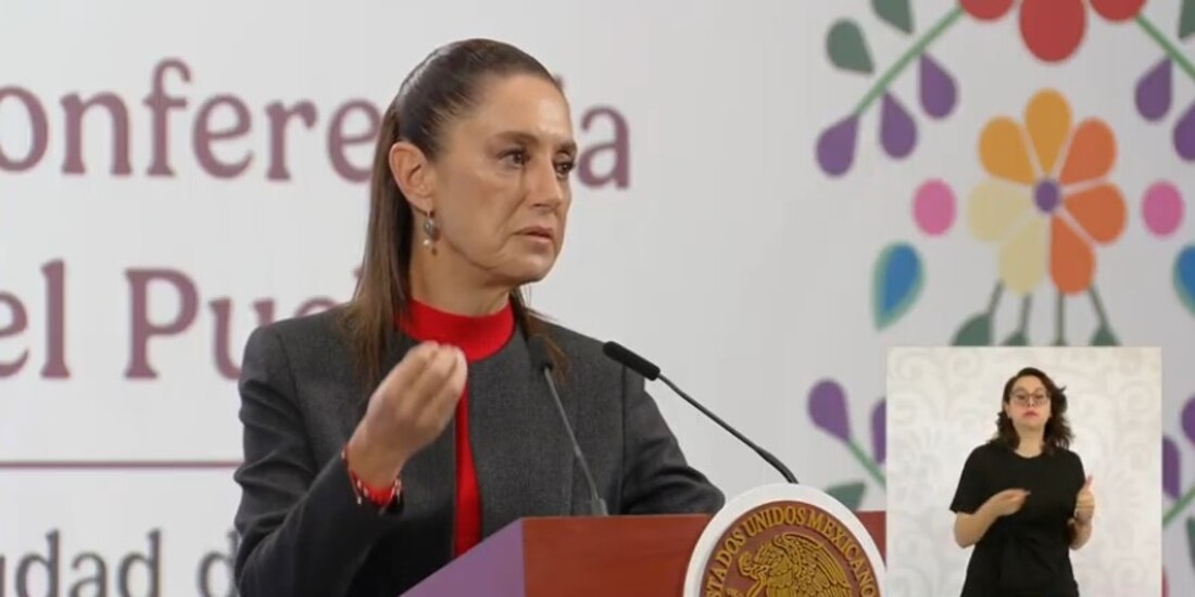 La presidenta Claudia Sheinbaum.