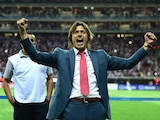 Matías Almeyda en los festejos de la coronación de Chivas en el Torneo Clausura 2017 de la Liga MX.