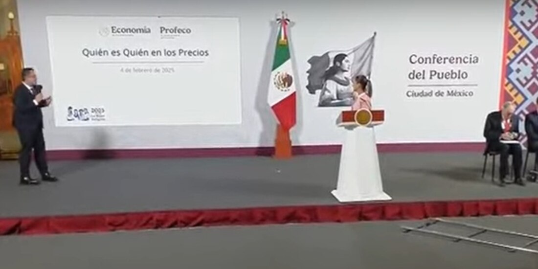 El titular de la Profeco estuvo este martes en Palacio Nacional para ofrecer información.