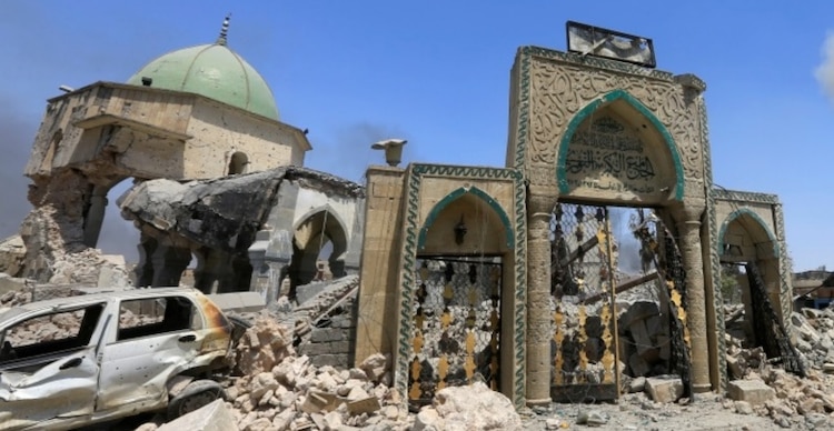 En 2018 se volvió a colocar la primera piedra de la mezquita Al Nuri