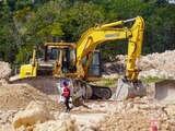 Obras del Tren Maya en Cancún, Quintana Roo, el pasado 11 de noviembre del 2022.