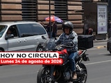 Consulta las restricciones del Hoy No Circula para este lunes 24 de agosto de 2026.