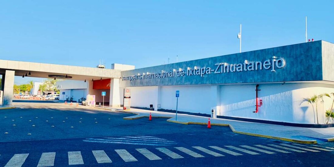 El aeropuerto de Zihuatanejo se posiciona entre las 10 terminales con mayor movilización de pasajeros extranjeros.