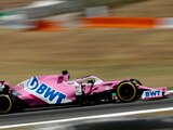 Checo Pérez durante la clasificación de este sábado en el Circuito de Barcelona-Cataluña.
