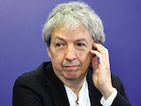 El escritor David Toscana, la tarde del martes en el Salón Clementina Díaz y de Ovando, en la Filuni.