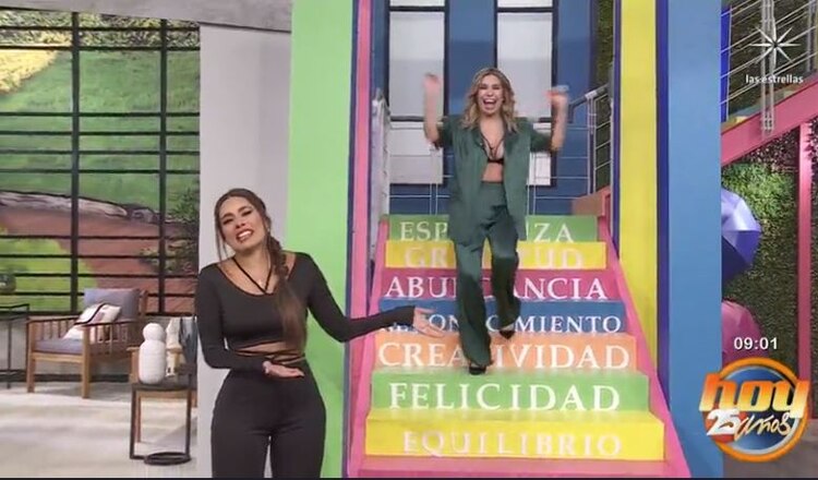 Así fue el regreso de Andrea Escalona