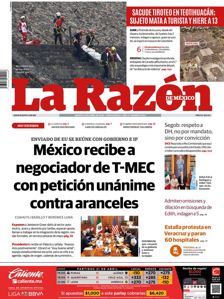 La Razón 21 Abril 2026