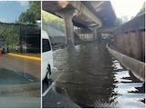 Lluvias provocan inundaciones en Periférico y Circuito Interior, el 11 de junio de 2026.