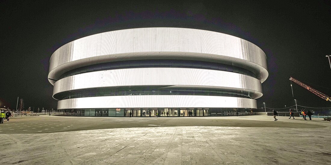 Una imagen de la Arena de Hockey el pasado 9 de enero.