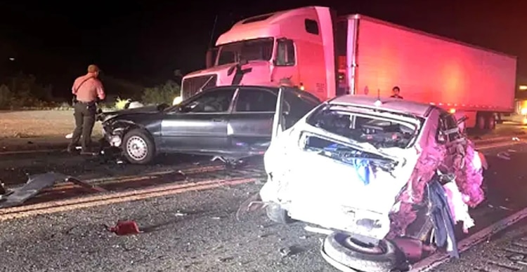 Accidente automovilístico ocurrido el 20 de junio de 2024 en California