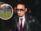 Maluma marca un golazo en su entrenamiento con jugadores profesionales