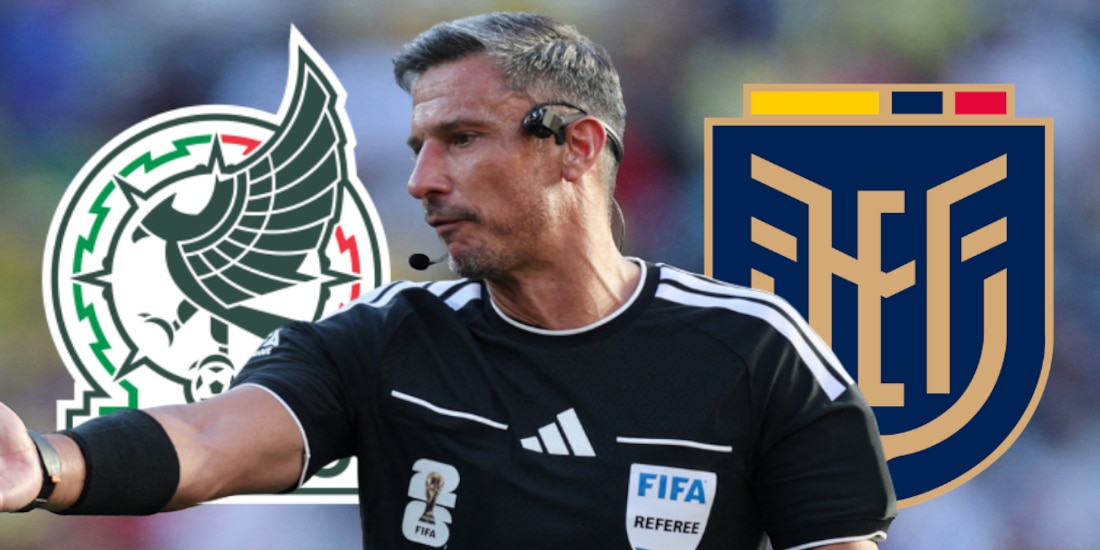 Slavko Vincic es el árbitro para el México vs Ecuador.