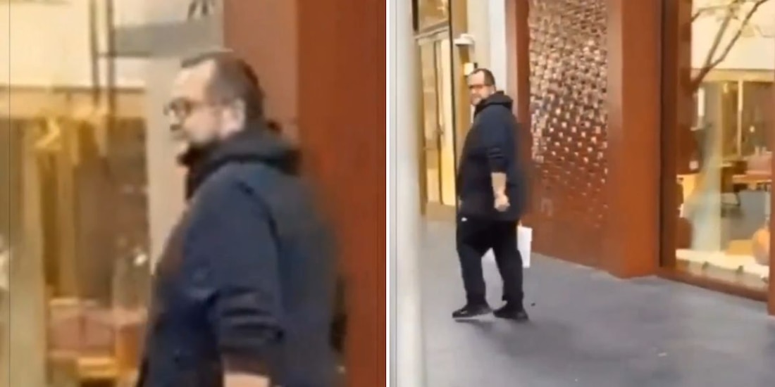 Captan a José Ramón López Beltrán saliendo de lujosa boutique Loro Piana en Texas.