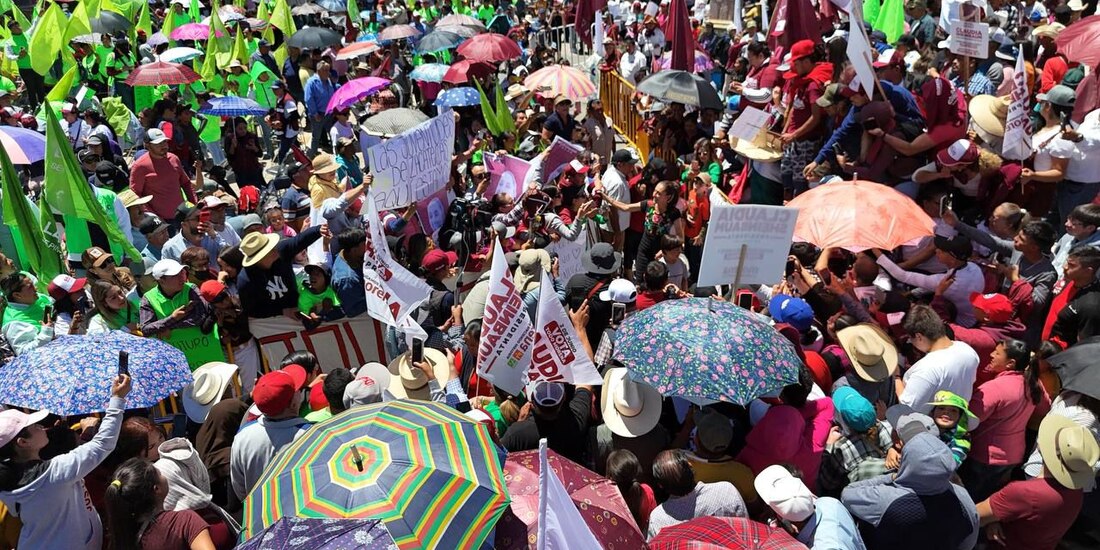Campaña de Claudia Sheinbaum en Zacatecas.