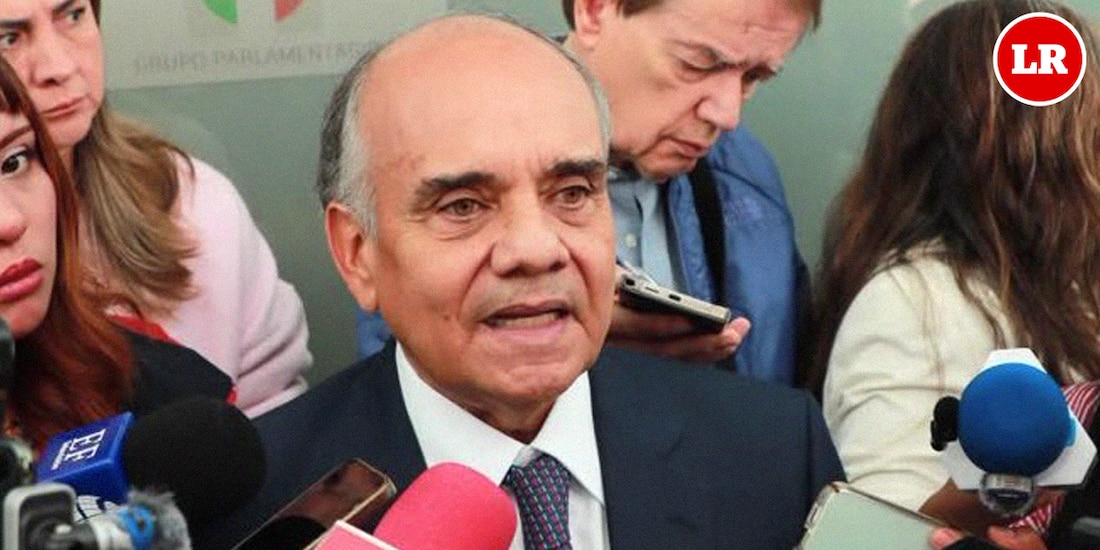 El senador Manuel Añorve Baños, del PRI, en declaraciones a la prensa el 22 de septiembre de 2026.