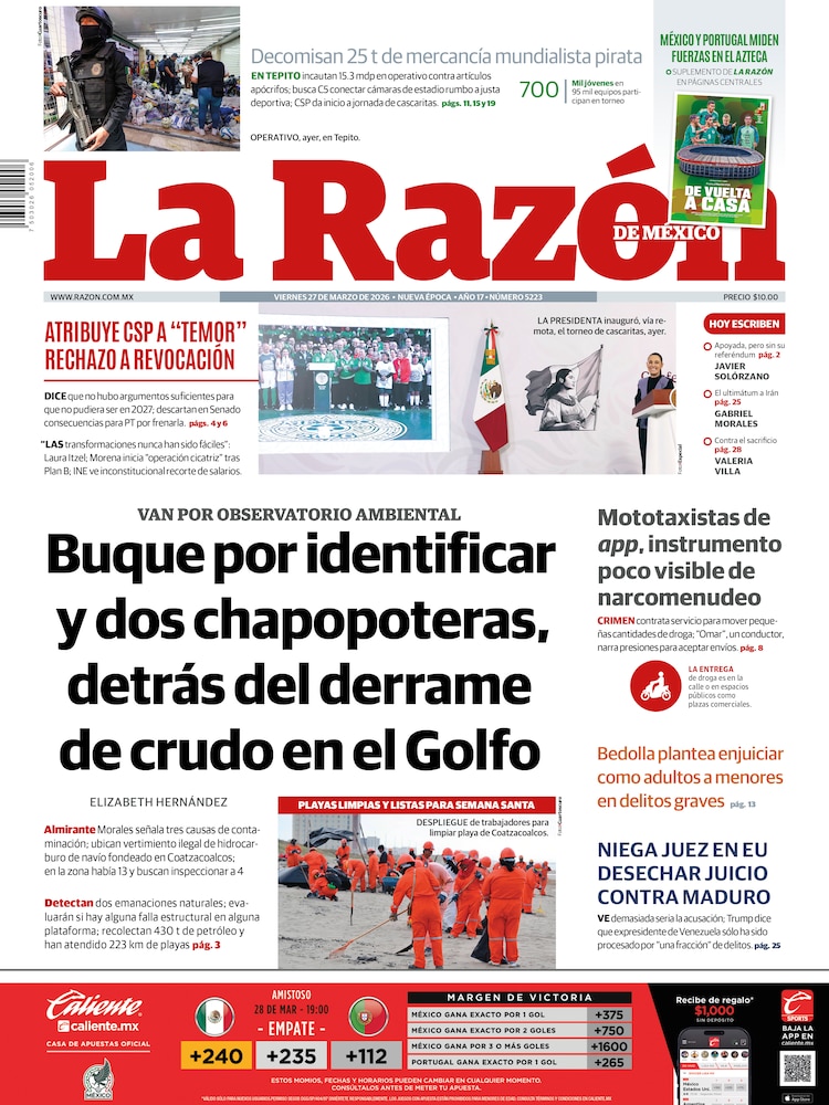 La Razón 27 Marzo 2026