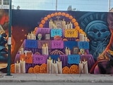Cerca de un millón de jóvenes participaron en la Jornada Nacional del Mural Temático Más Grande del Mundo para honrar el Día de Muertos.