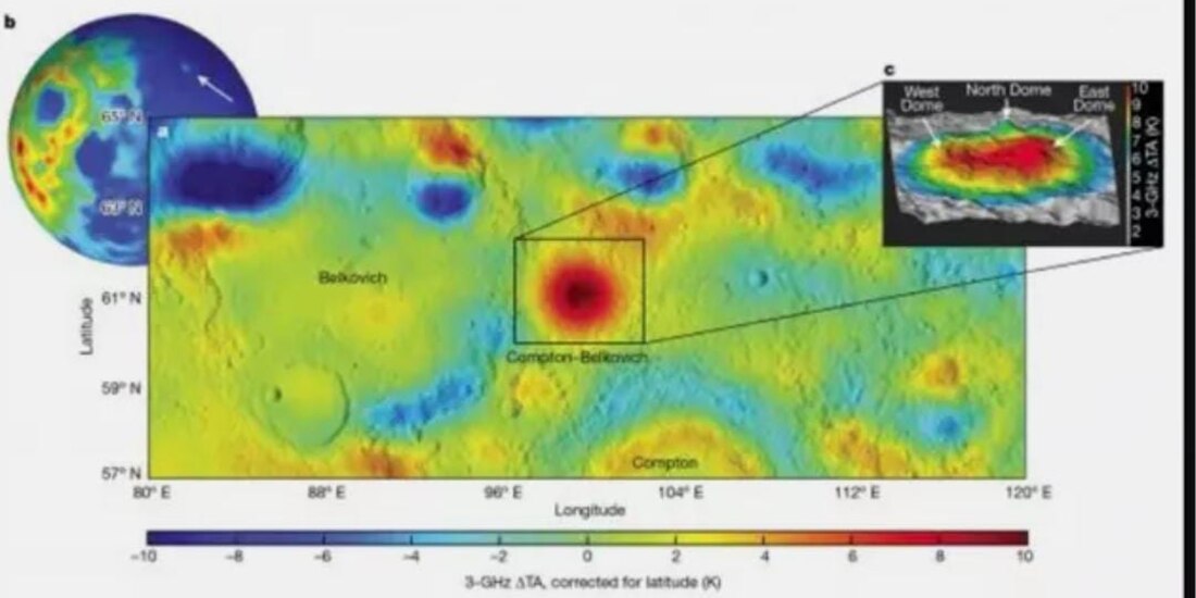 Descubren nuevo proceso volcánico en la Luna.