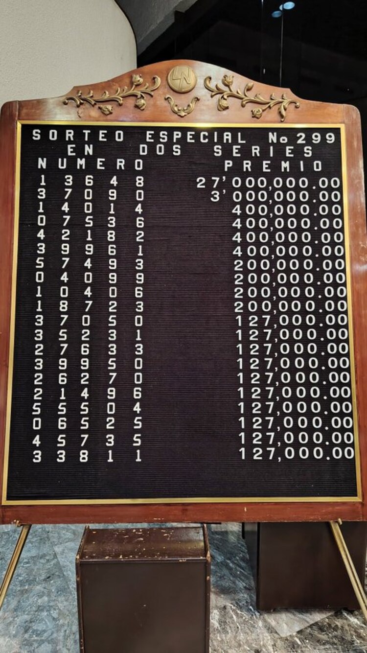 Resultados del Sorteo Especial 299 del 13 de mayo del 2025.