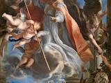 Claudio Coello, El triunfo de San Agustín, óleo sobre tela, detalle, 1664.